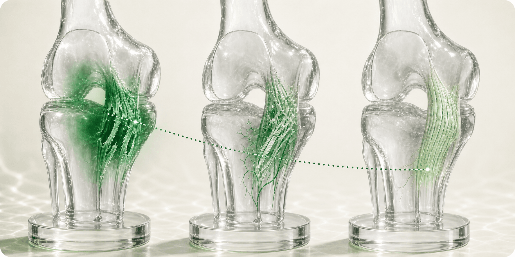 Peptides for Achilles Tendon Recovery shown as a Rebody editorial still life