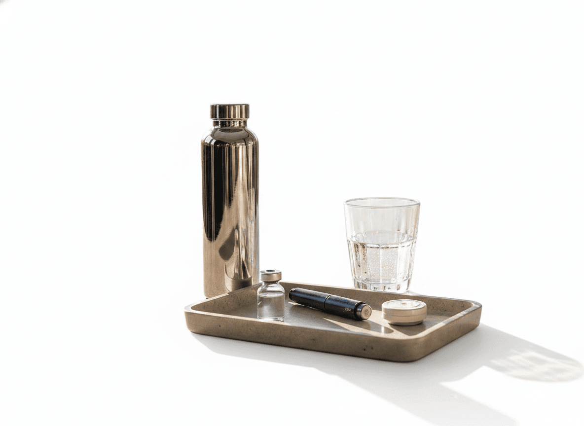 Male Libido Treatments Beyond Daily Hormones shown as a Rebody editorial still life