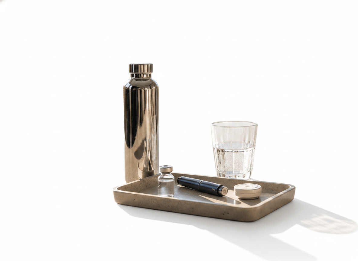 Male Libido Treatments Beyond Daily Hormones shown as a Rebody editorial still life