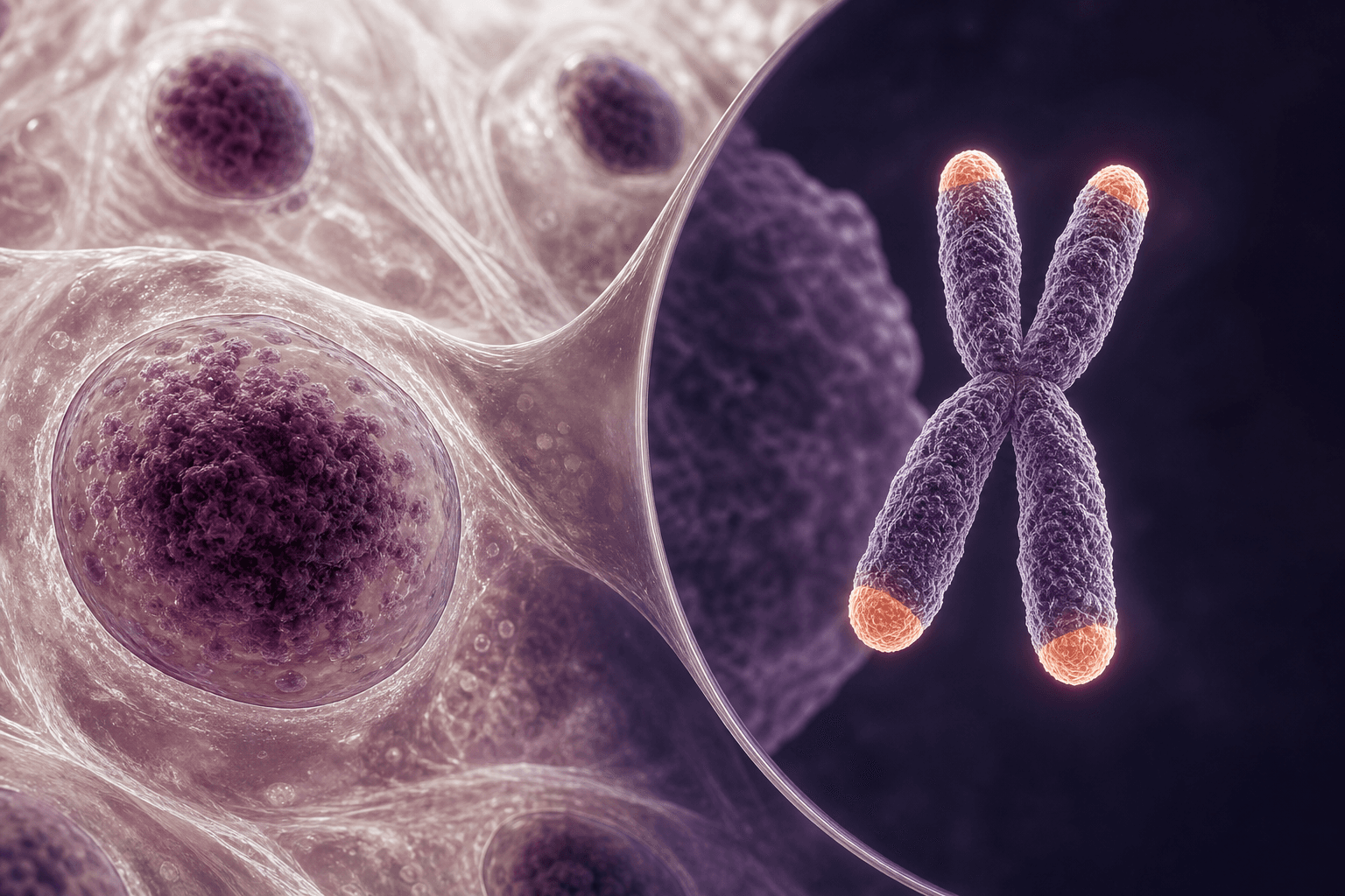 Telomere and Cellular-Aging Treatment Options shown as a Rebody editorial still life