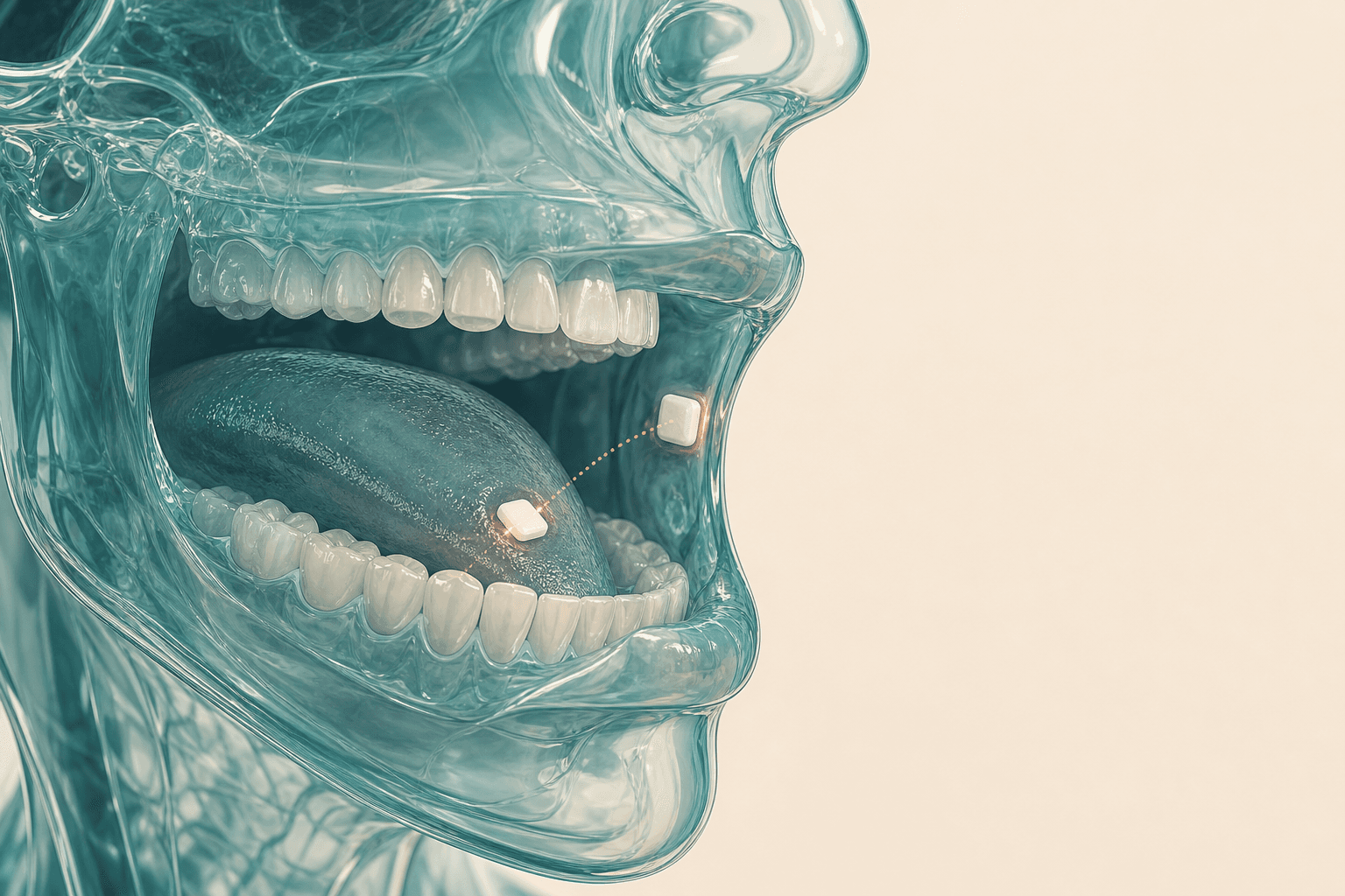 GHK-Cu by Route: Oral Troche, Skin Cream, and Scalp Solution shown as a Rebody editorial still life