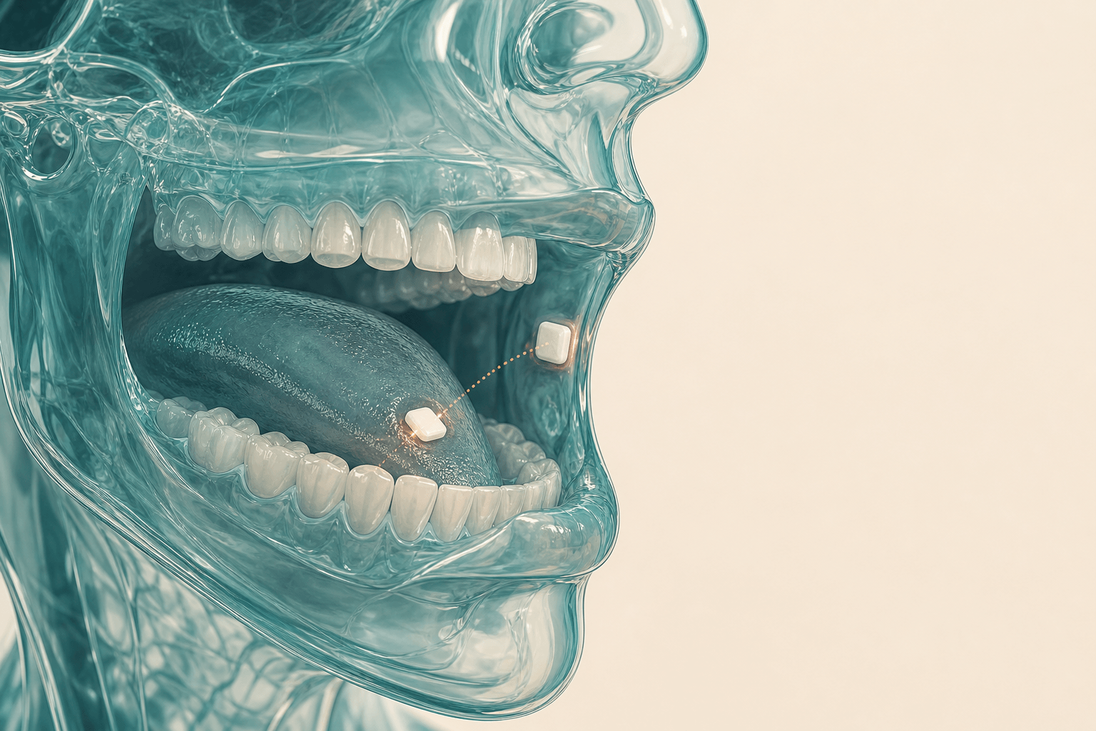 GHK-Cu by Route: Oral Troche, Skin Cream, and Scalp Solution shown as a Rebody editorial still life