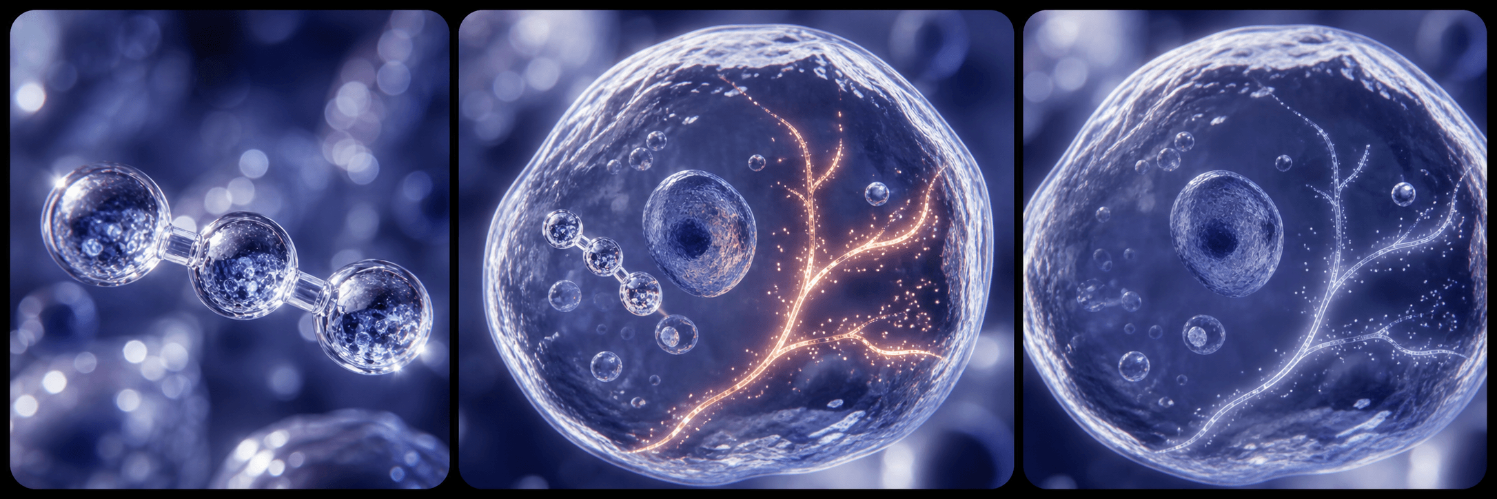 KPV and GHK-Cu Options for Skin Redness shown as a Rebody editorial still life