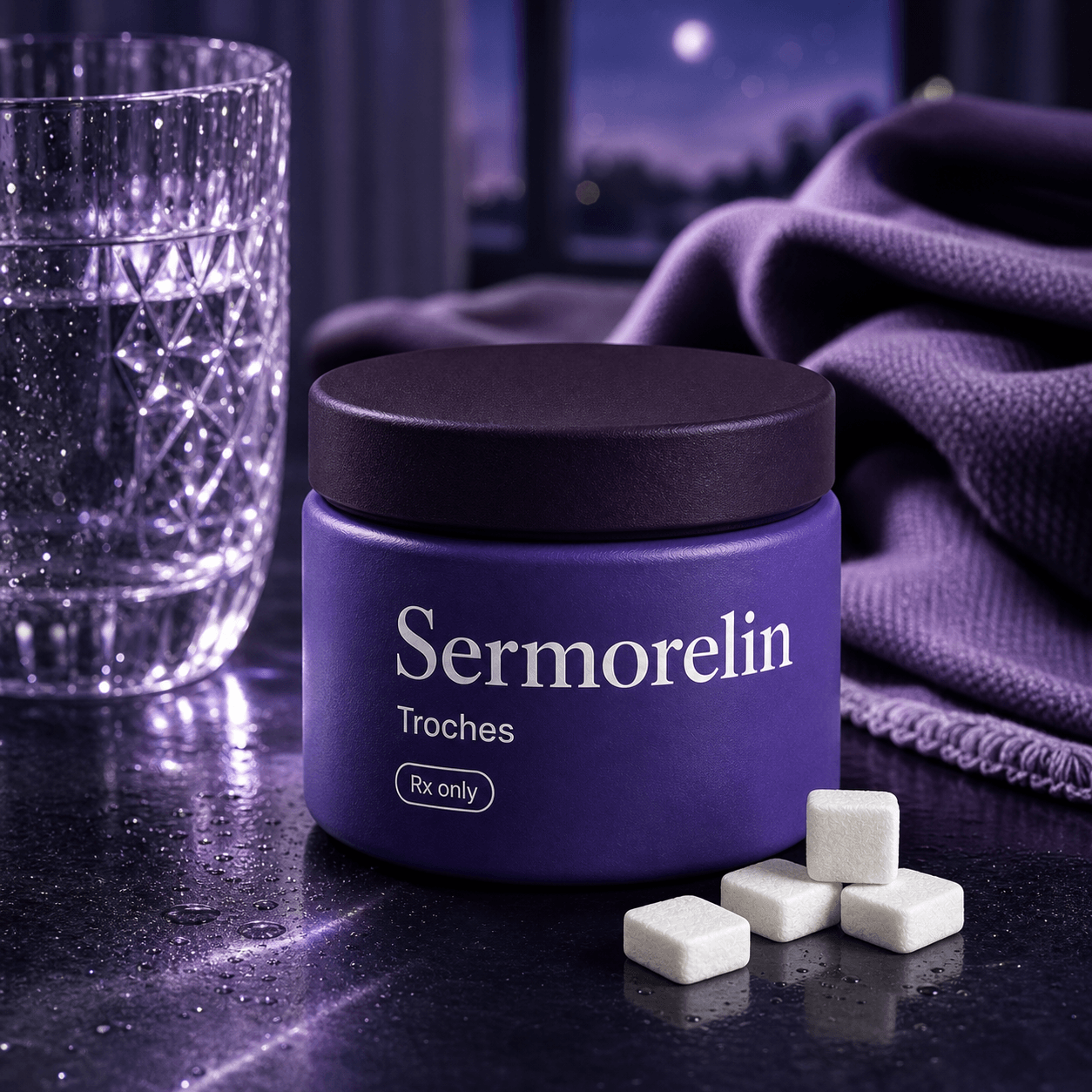 Sermorelin sublingual troches — unbranded product
