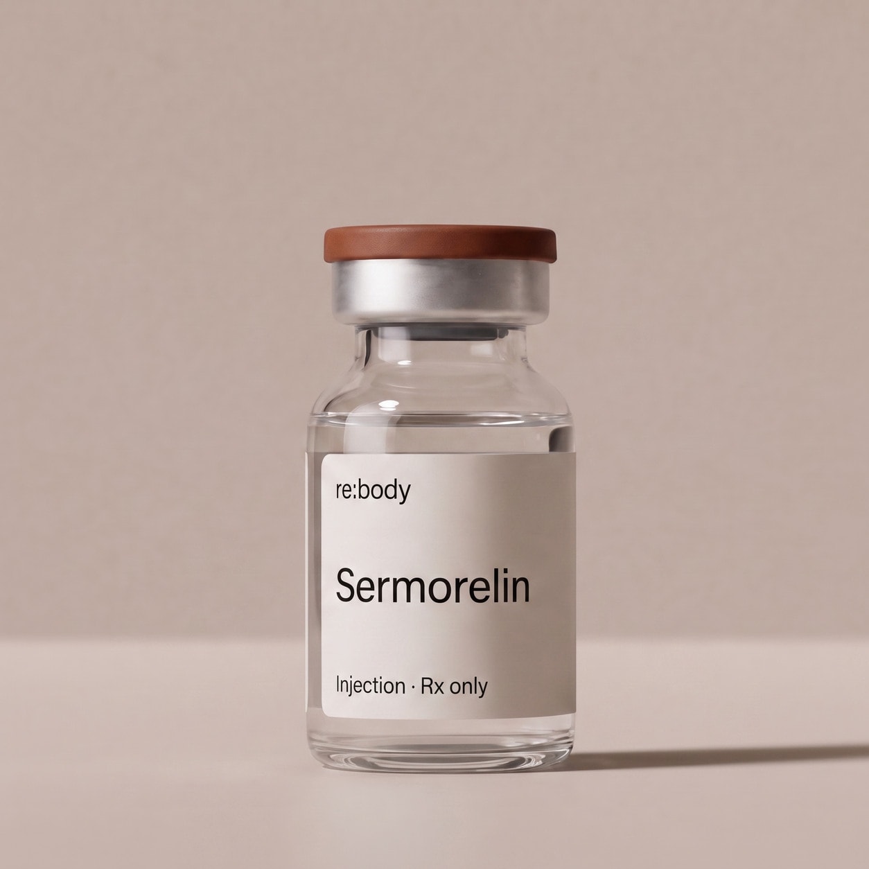 Rebody Sermorelin injection vial.