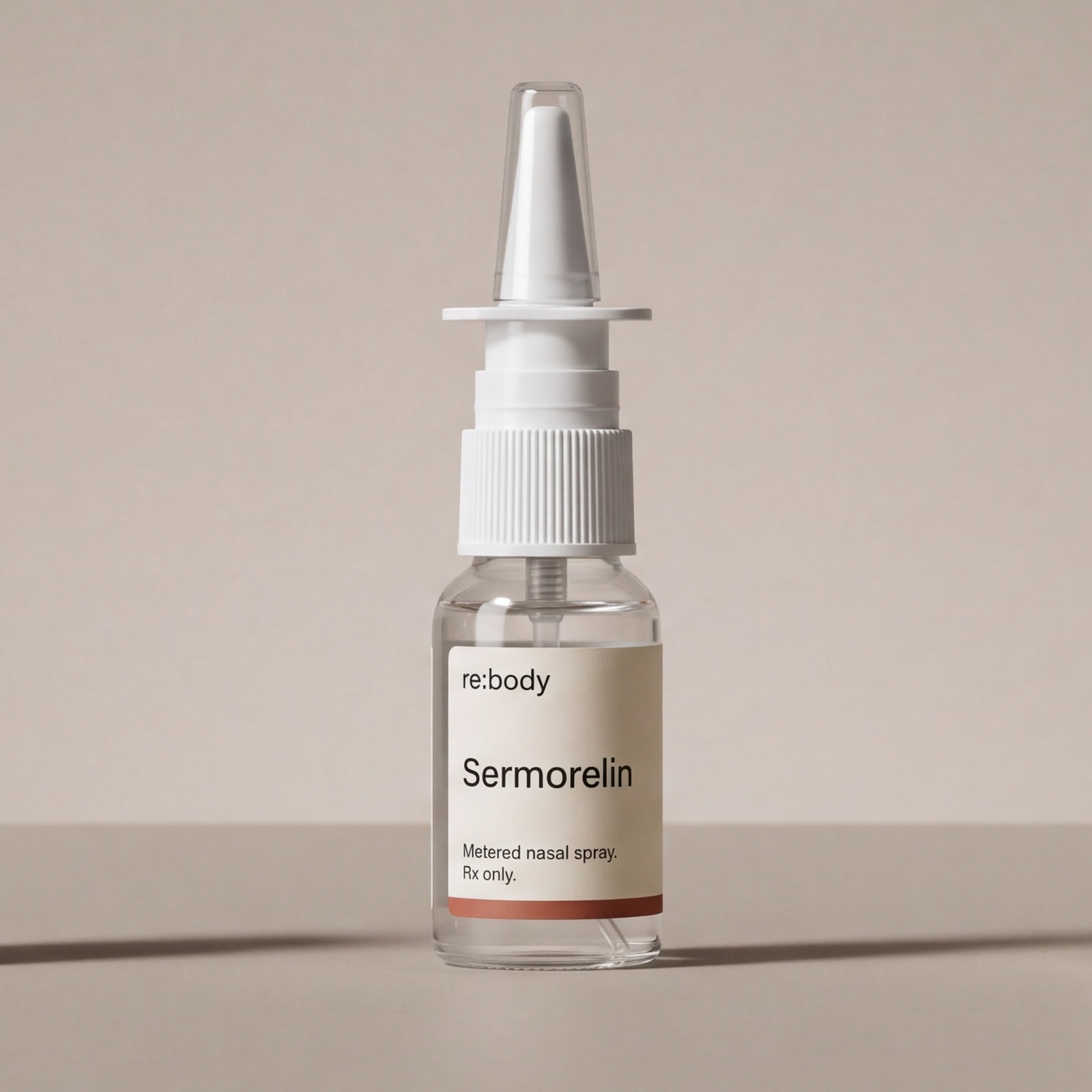 Rebody Sermorelin nasal spray bottle.