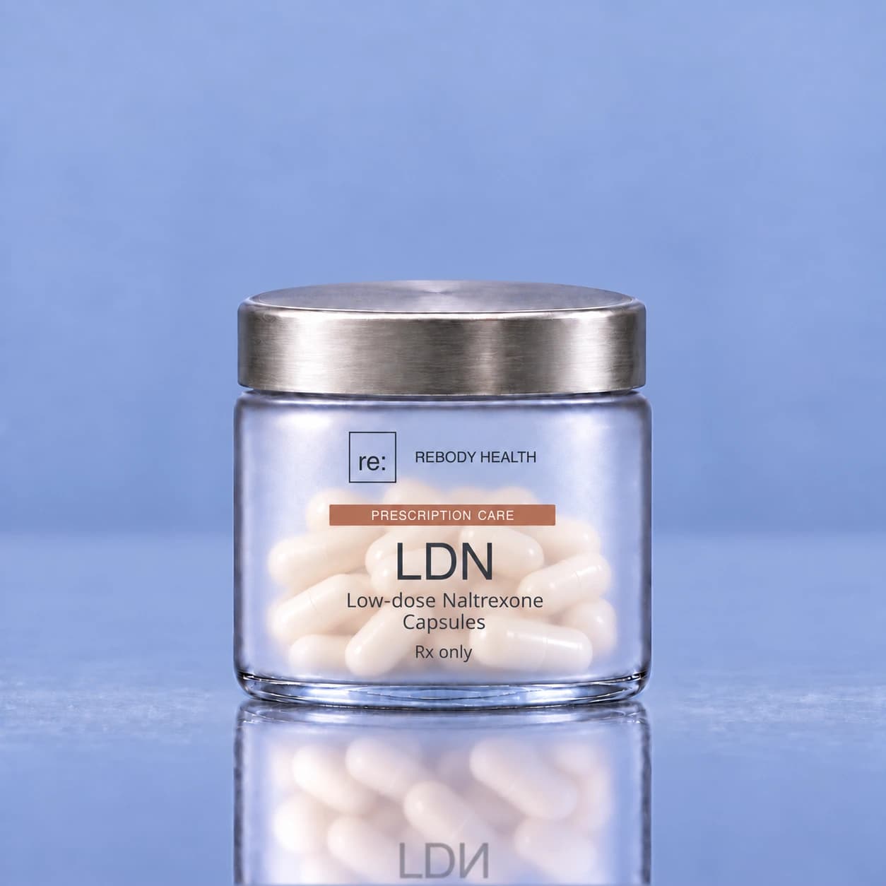 Illustrative Low-dose Naltrexone capsule packaging