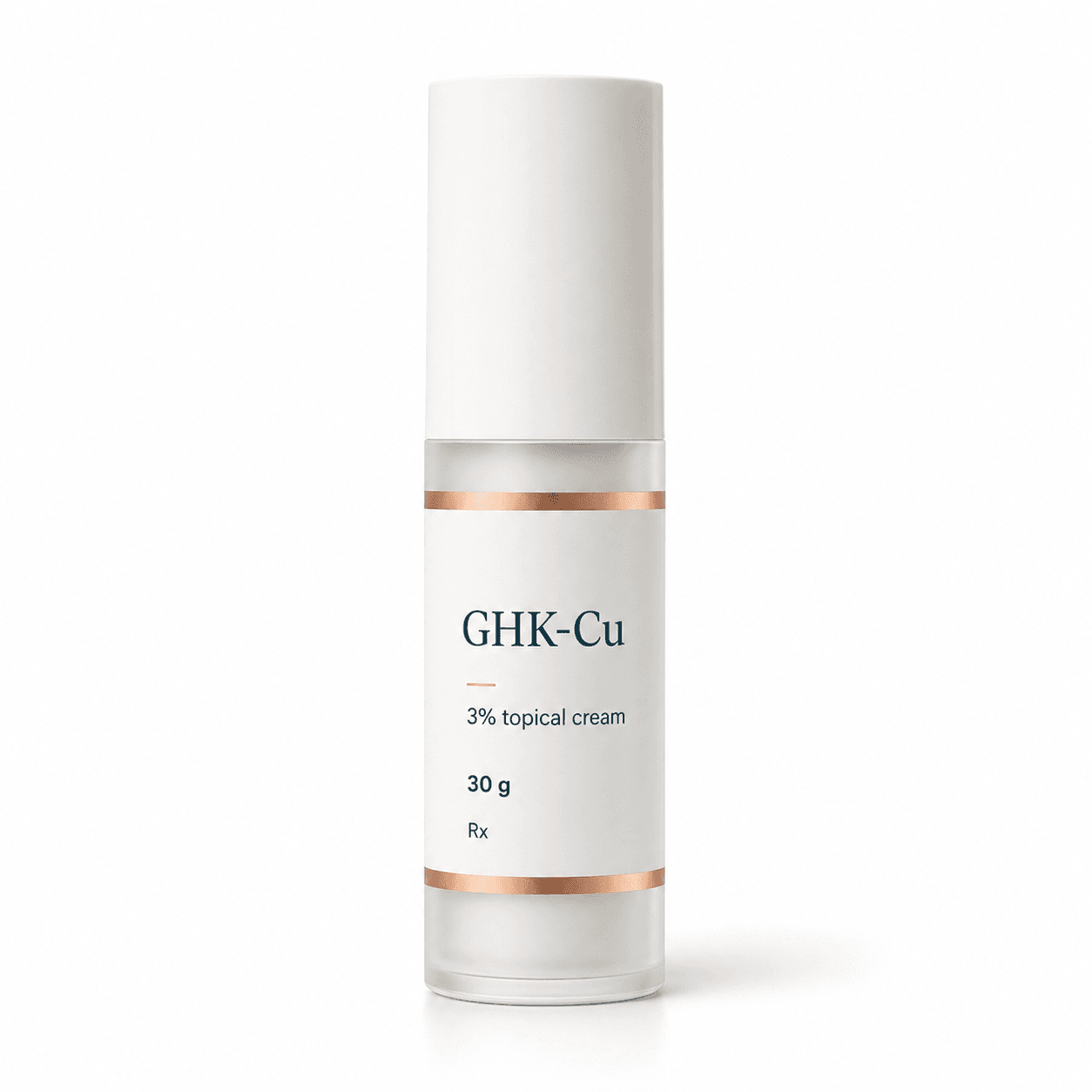 Cold-storage GHK-Cu cream pump for a home-use routine