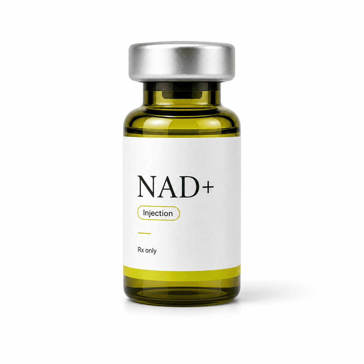 NAD+ injection vial.
