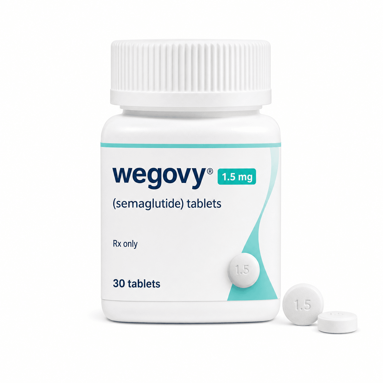 Current Wegovy tablet bottle.