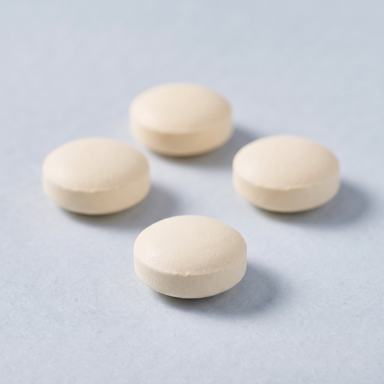 A close-up of the oxytocin troches.