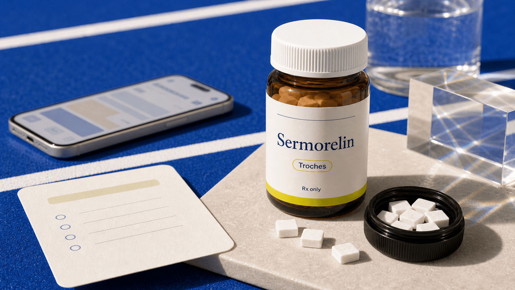 Sermorelin troche online visit and product scene
