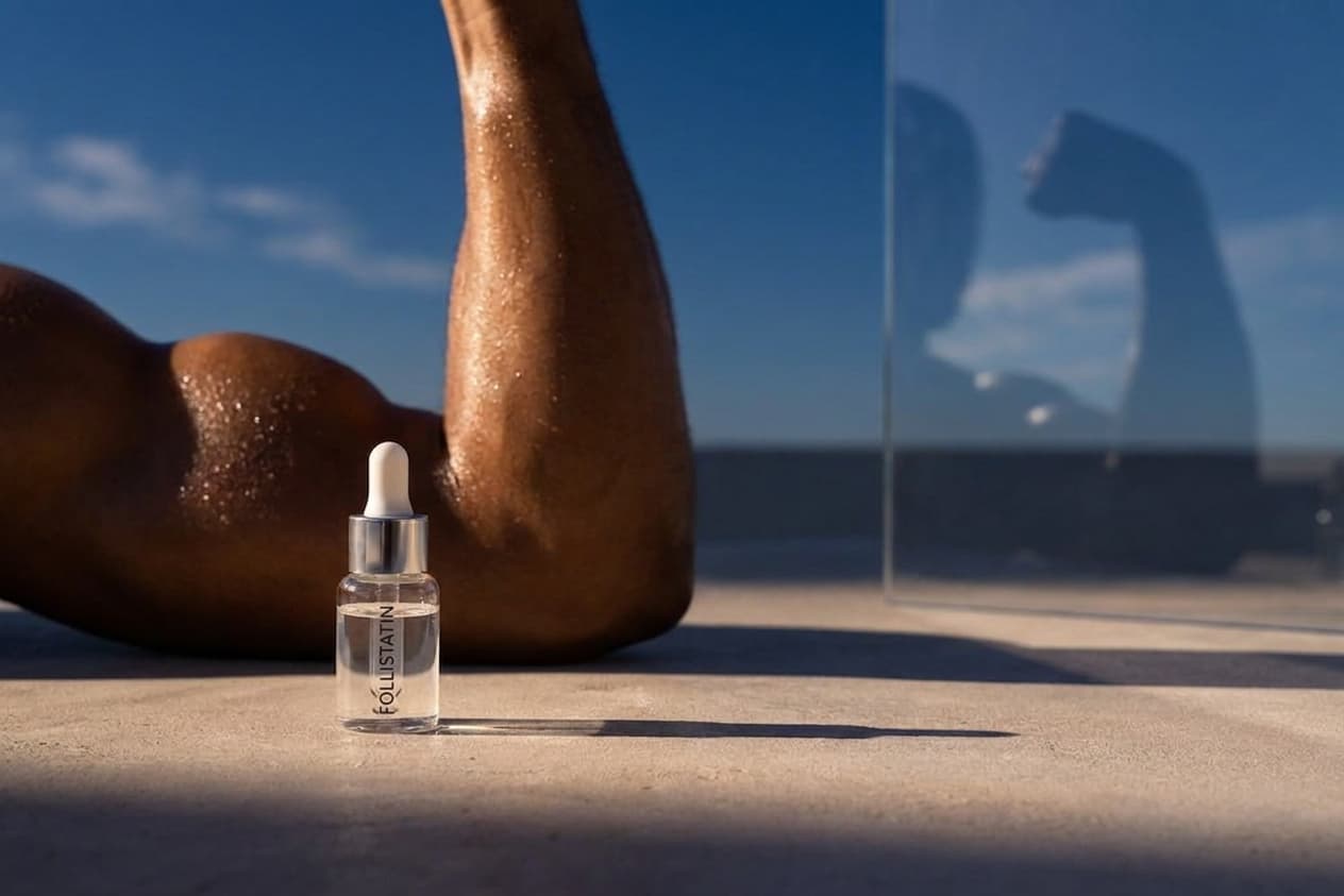 Follistatin peptide for muscle growth